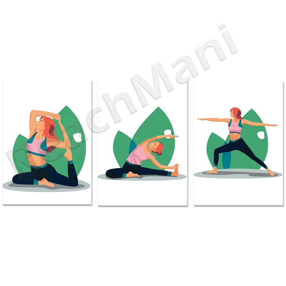 Yoga Fitness Quotes - Постер с цитатами о йоге «Дышите