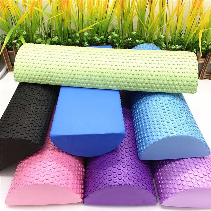 Yoga Blocks - 30/45 см полукруглый массажный пенопластовый ролик